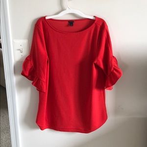 Red work shirt